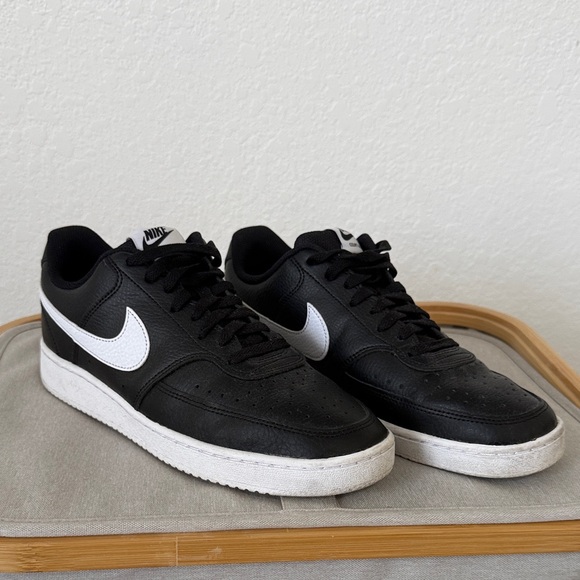 Nike Other - Nike Court Vision Men's Black and White Sneakers CD5463-001